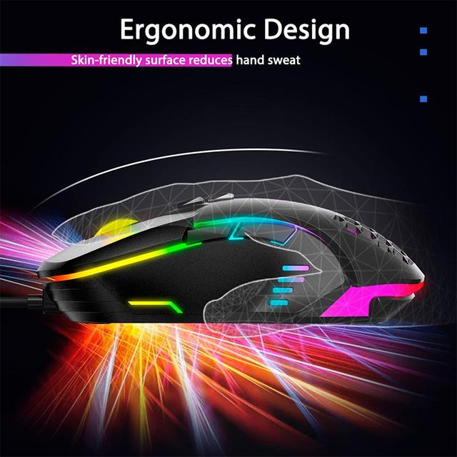 Мышка игровая проводная ONIKUMA CW902 с RGB-подсветкой Мышка игровая проводная ONIKUMA CW902 с RGB-подсветкой