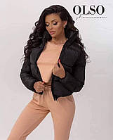 Женская куртка плащевка на 200 синтепоне 42-44; 44-46 (6цв) "KRASH" недорого от прямого поставщика