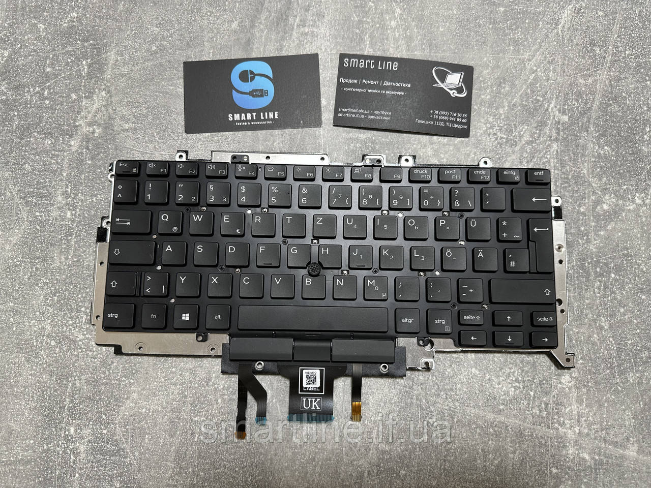 Оригінальна клавіатура з підсвіткою для ноутбука Dell Latitude 5410 3400 5400 5401 5411 7400 7410 | CN-02V07W, фото 1