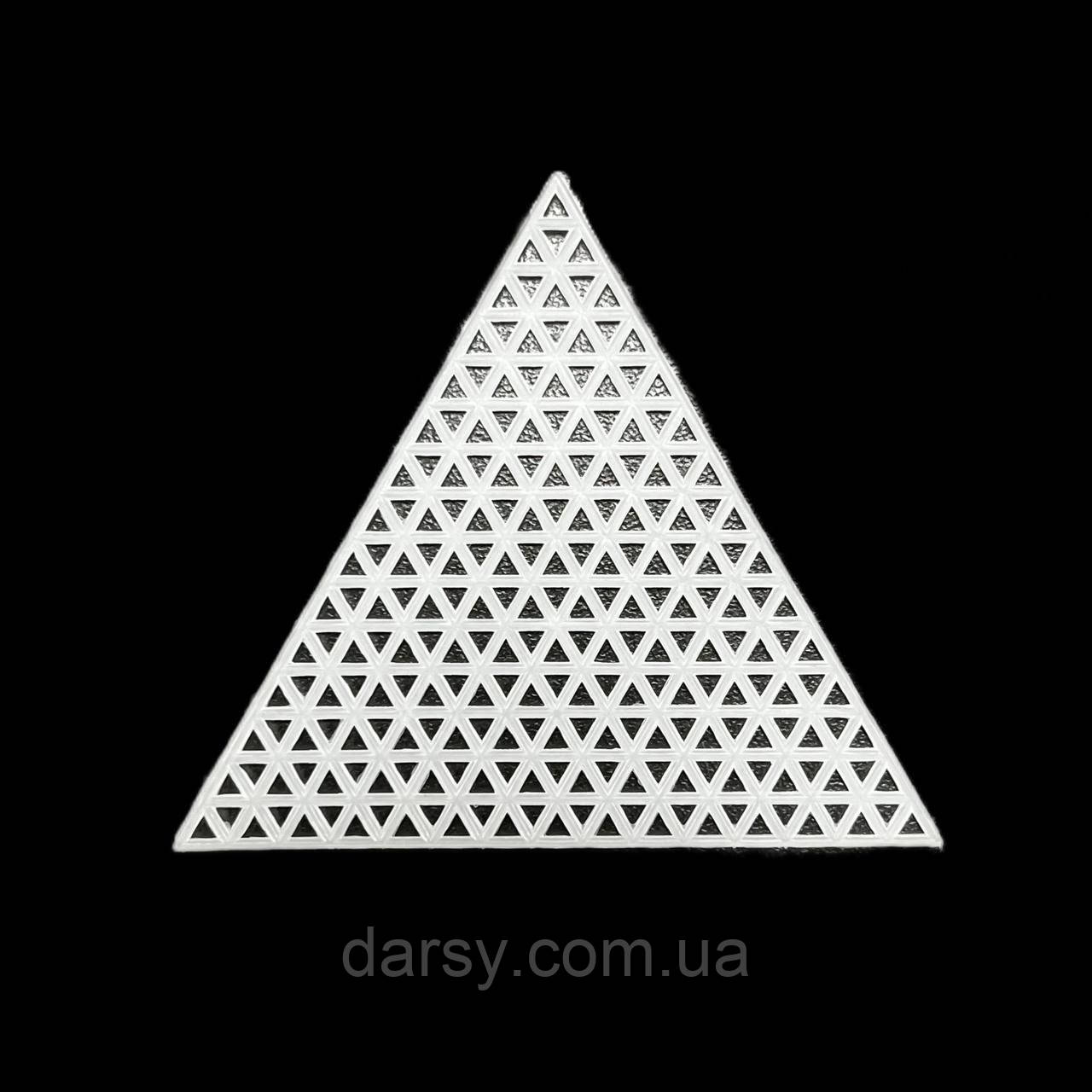 Канва пластикова фігурна закладка 75*65 мм, колір білий, фото 1