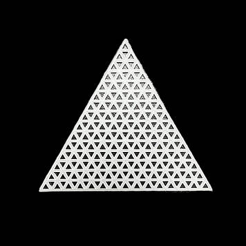 Канва пластикова фігурна закладка 75*65 мм, колір білий