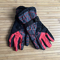 Гірськолижні рукавиці лижні рукавички розмір XL колір Червоний