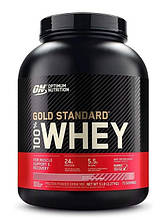 Протеїн 100% Whey Gold Standard Optimum Nutrition 2,27 кг США Сироватковий протеїн, Полуниця, ізолят