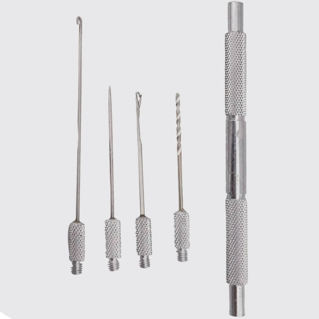 Голка для бойлів з комплектом свердл Feima Boilie Needle Kit 4 in 1, фото 1