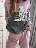 Костюм жіночий для дому Теплий домашній костюм кофта і штани піжама жіноча Fellix, фото 6