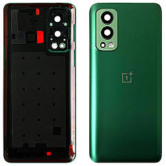 Задня кришка OnePlus Nord 2 5G (зелена Original New зі склом камери)