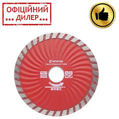 Диск відрізний по каменю TURBO алмазний, 115мм, 22-24% INTERTOOL CT-2006 STP