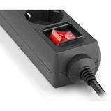 Популярний! Мережевий фільтр живлення REAL-EL RS-Protect M 3m, black (EL122300028) - Краща якість тільки на Nukleon.com.ua, фото 3