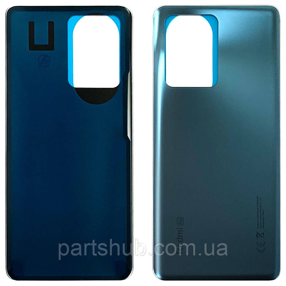 Задня кришка Xiaomi Redmi Note 12 Pro+ 5G (синя оригінал Китай), фото 1