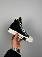 Женские кеды Converse DRKSTAR X Rick Owens высокие кеды конверс черные