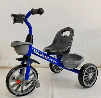 Велосипед триколісний Best Trike BS-12530 (колеса піна, фара, звук, світло), фото 1