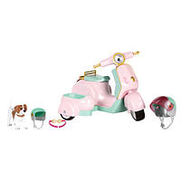 LORI Транспорт для кукол - Скутер с коляской и собачкой Hatka - То Что Нужно