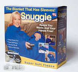 Плед із рукавами Snuggie Blanket, плед синій, фото 4