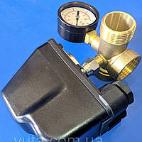 Реле давления воды комплект автоматики для насоса Italtecnica PM/5G (реле + пятерник + манометр) А9701-0