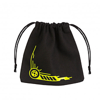 Мішечок для дайсів Galactic Dice Bag Black & Yellow