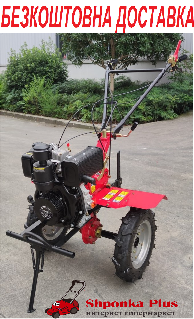 Мотоблок дизельний 6 к.с. POWERCRAFT МБ 2060Д (колеса 4.00-10), фото 1