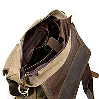 Мужская сумка через плечо из канваса и кожи RSc-6690-4lx TARWA высокое качество