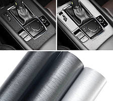 Карбонова плівка шліфований алюміній Алькантара тонування карбон 152х50