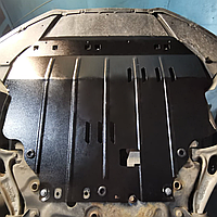 Защита картера двигателя Ниссан Жук 1 / Nissan Juke I (2010-2019) /закладные/ {двигатель и КПП}
