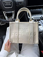 MJ Tote Bag Beige Small 25x20x11 женские сумочки и клатчи высокое качество