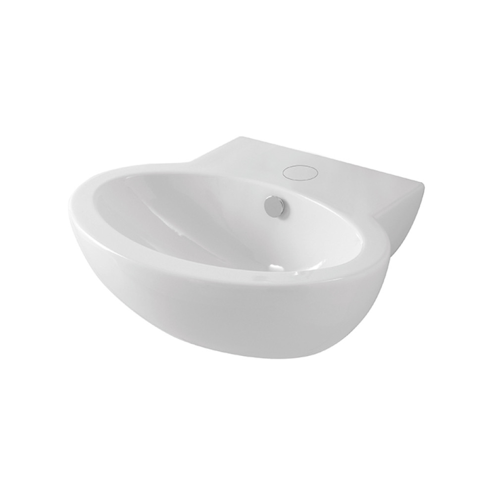 Раковина Azzurra Comoda COM55B1S Shiny white Hatka - То Что Нужно - фото 1 - id-p2089620447