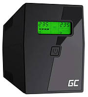 ИБП Green Cell UPS UPS 600VA 360W (UPS01LCD) источник бесперебойного питания, упс, бесперебойник Б0117-0