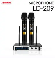 Микрофоны профессиональные Temeisheng LD-209 беспроводные 2 шт.