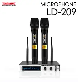 Мікрофони професійні Temeisheng LD-209 бездротові 2 шт.