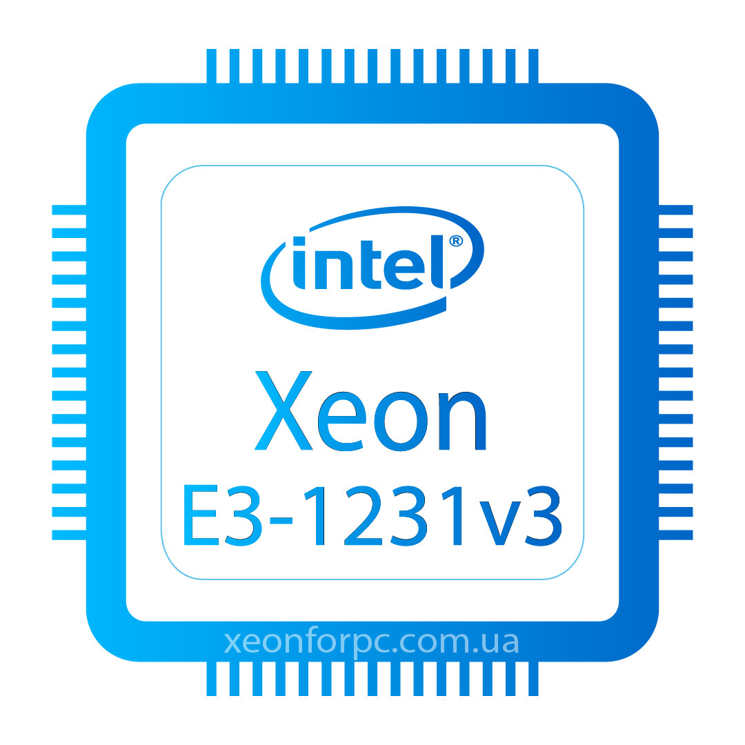 Процесор Intel Xeon E3 1231v3 SR1R5 (i7 4770) LGA 1150 гарантія