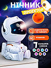 Нічник-світильник проєктор зоряного неба CF4 mini Космонавт Астронавт з пультом режим Лазерний проєктор, фото 2