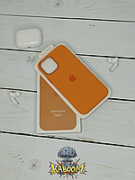 Оригинальный чехол с МагСейф на Айфон 13 Розово - Оранжевый / Original Silicone Case iPhone 13 Marigold