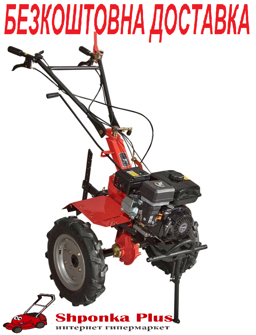 Мотоблок бензиновий 7 к.с. POWERCRAFT МБ 2070Б (колеса 4.00-10) плюс фреза