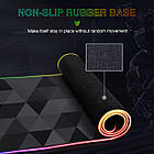 Ігрова поверхня ONIKUMA MP006 з RGB-підсвіткою 800*300*4 мм. Килимок для мишки великий з підсвіткою, фото 6