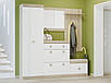 Розпашна вузька маленька шафа 60 см у передпокій коридор для верхнього одягу Соната 600 Еверест, фото 9