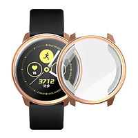 Чехол-накладка DK Silicone Face Case для Samsung Galaxy Watch Active (R500) 40mm (rose gold)