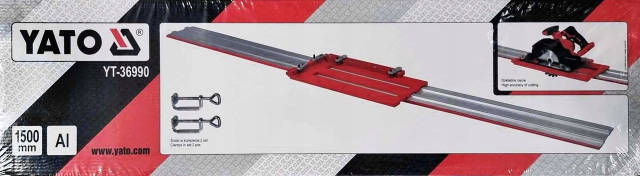 tonです。 Шина направляющая универсальная для дисковых ручных пил YATO