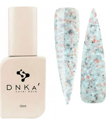 База камуфлююча DNKa Cover Base 0046 Stylish Мармуровий ніжний блакитно-сірий 12 мл, фото 1