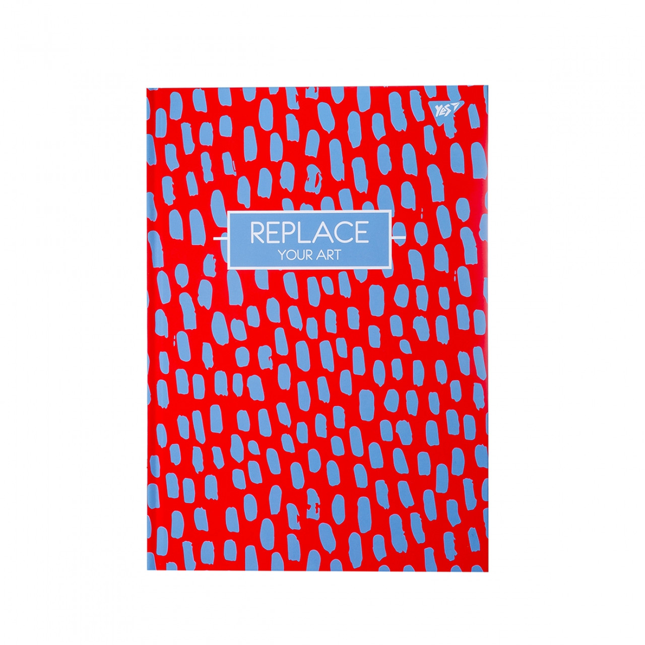 Зошит А4 96 аркушів лінія тверда обкладинка Yes "REPLACE" мат. лам.+пантон+ембосінг, фото 1