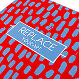 Зошит А4 96 аркушів лінія тверда обкладинка Yes "REPLACE" мат. лам.+пантон+ембосінг, фото 2