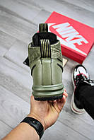 Nike Lunar Force 1 Duckboot Green хорошее качество Размер 41