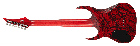 7-струнна електрогітара SOLAR GUITARS A2.7CANIBALISMO+ BLOOD RED OPEN PORE W/BLOOD SPLATTER, фото 3