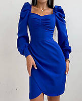 Платье женское 24-70 размер Креп-дайвинг Разные цвета