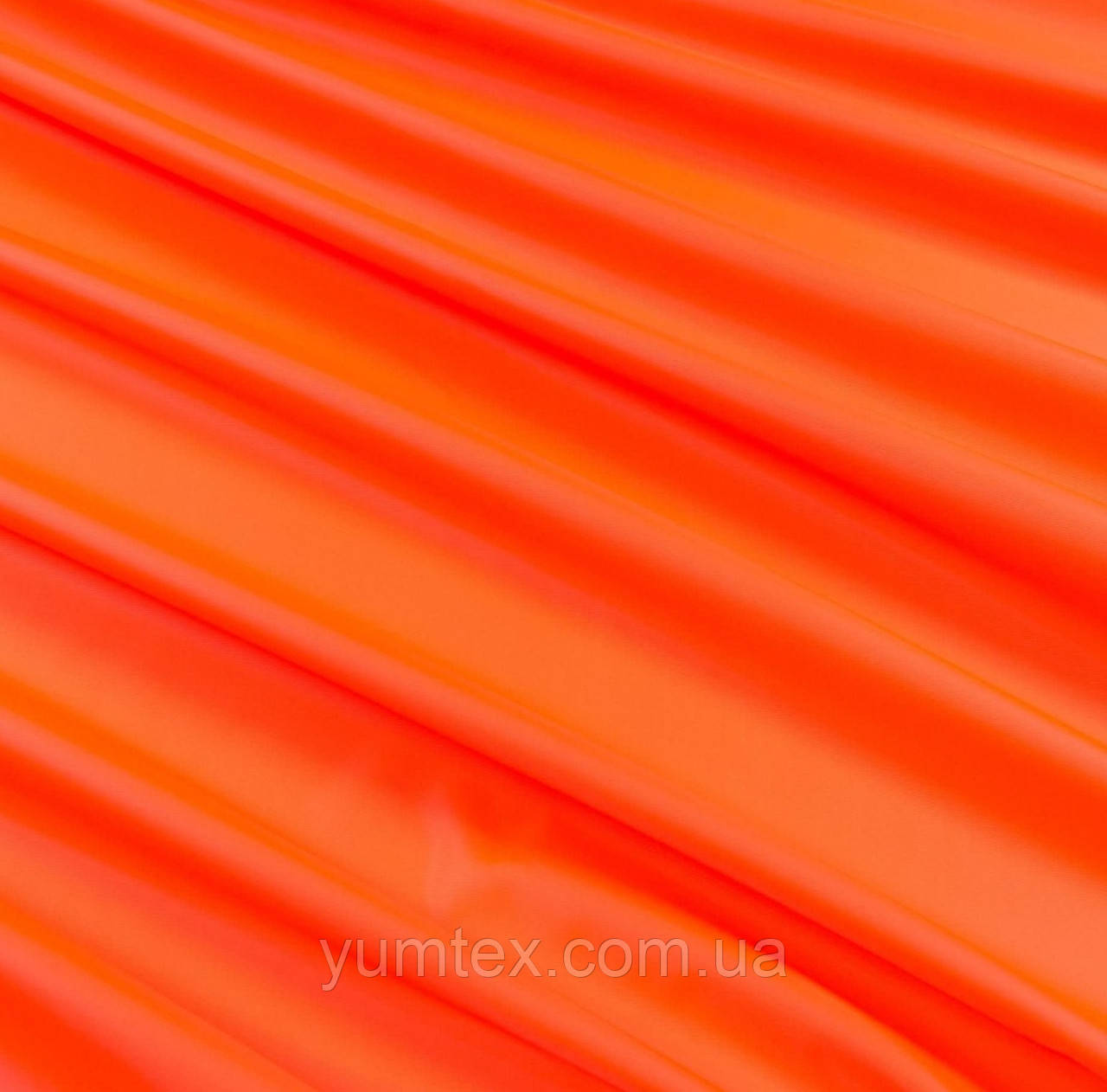 Тканина вулична оксфорд 135 для штор в альтанку тентів наметів гойдалки маркіз парасольок жовтогарячий люмінесцентний, фото 1