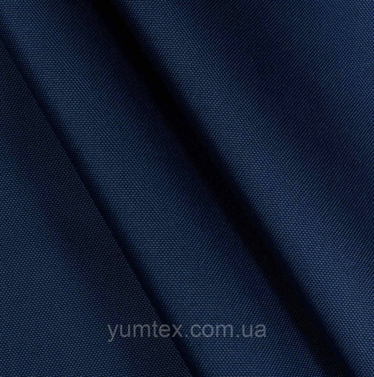 Тканина оксфорд 215 темно-син оксфорд 600 D PU вулична для штор тентів наметів гойдалки маркіз парасольок, фото 1