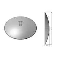 Диск бороны (сфера) (D=710мм, кв.41мм толщина 6мм) БГР (СОЛОХА)