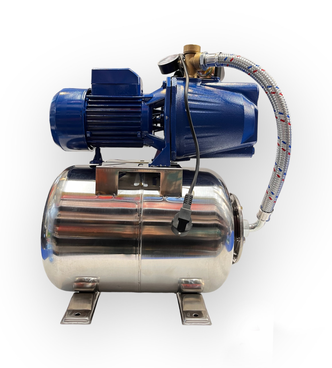 Насосна станція Grandwater JET 100L 1.1 кВт та нержавіючий гідроакумулятор