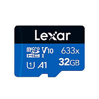 Карта памяти Lexar 633X 32 ГБ MicroSD Class 10 UHS-I U1 V10 A1