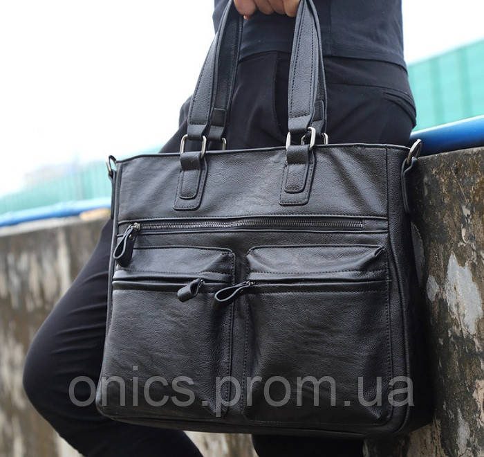 Стильный мужской портфель сумка хорошее качество - фото 4 - id-p2090008181
