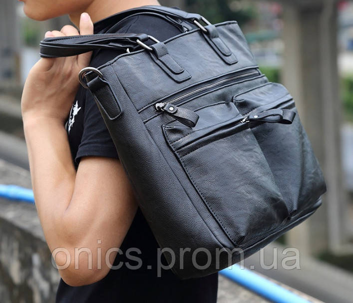 Стильный мужской портфель сумка хорошее качество - фото 8 - id-p2090008181