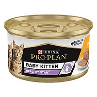 Purina Pro Plan Baby Kitten Нежный мусс с курицей для котят 85г